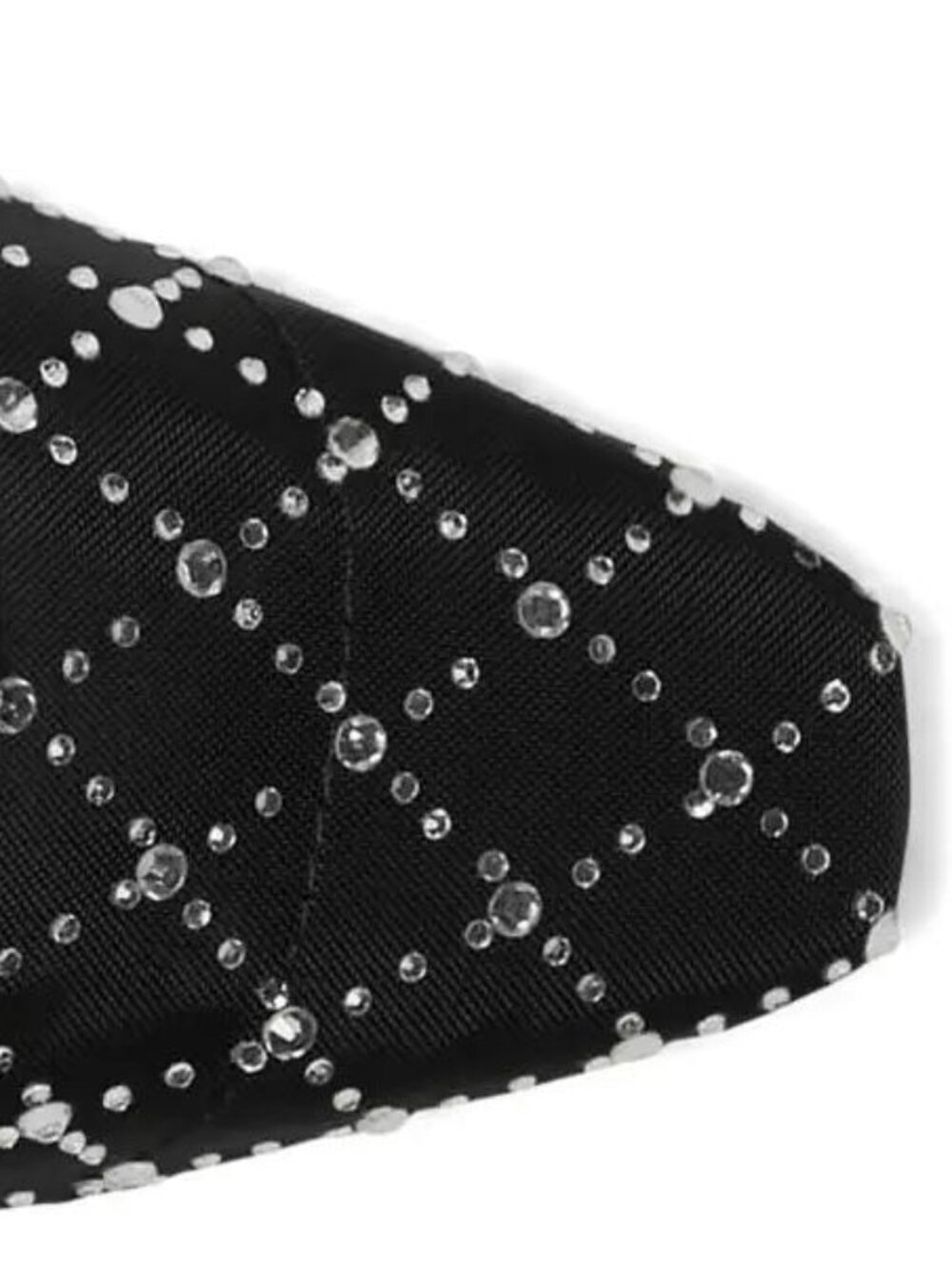 Black Chinese Laundry Mesh Rhinestones Pumps Shoes US 11 (10) - Picture 5 of 12